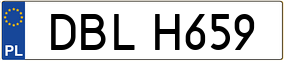 Truck License Plate